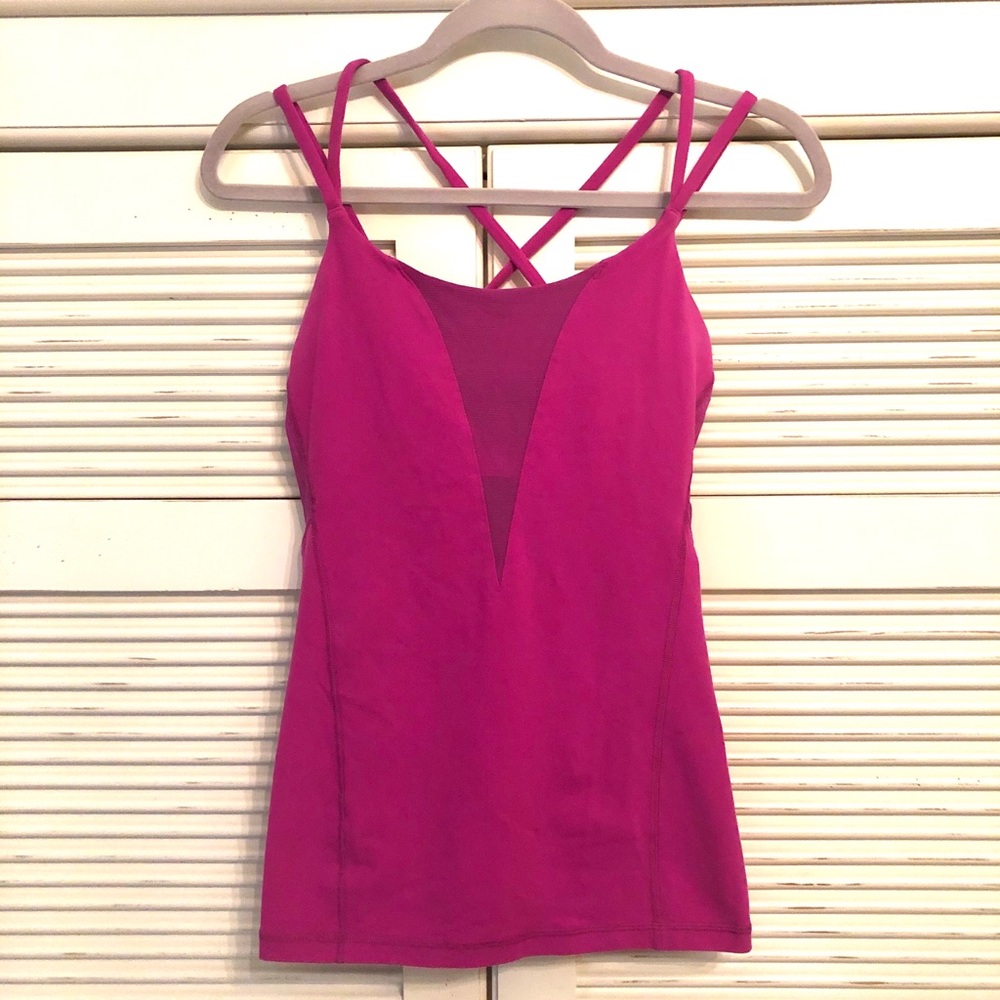 Lululemon Athletica Strap Criss Cross Tank